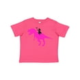 thumbnail image 1 of Inktastic Princess Riding Her T-rex Girls Toddler T-Shirt, 1 of 5