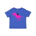 thumbnail image 1 of Inktastic Princess Riding Her T-rex Girls Toddler T-Shirt, 1 of 5