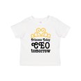 thumbnail image 1 of Inktastic Princess Today Future Ceo Tomorrow Girls Toddler T-Shirt, 1 of 5