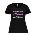 thumbnail image 1 of Inktastic Princess Women's Plus Size T-Shirt, 1 of 5