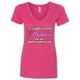 thumbnail image 1 of Inktastic Princess Women's V-Neck T-Shirt, 1 of 5