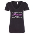 thumbnail image 1 of Inktastic Princess Women's V-Neck T-Shirt, 1 of 5