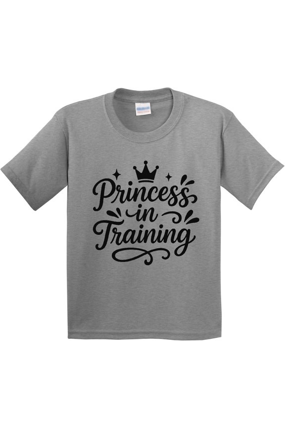 Princess in Training Crown Graphic Youth T-Shirt