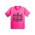 thumbnail image 1 of Inktastic Princess in Training Crown Graphic Youth T-Shirt, 1 of 5