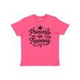 thumbnail image 1 of Inktastic Princess in Training Crown Graphic Youth T-Shirt, 1 of 5
