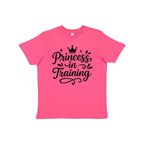 Inktastic Princess in Training Crown Graphic Youth T-Shirt