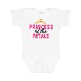 thumbnail image 1 of Inktastic Princess of the Petals with Crown Girls Baby Bodysuit, 1 of 5