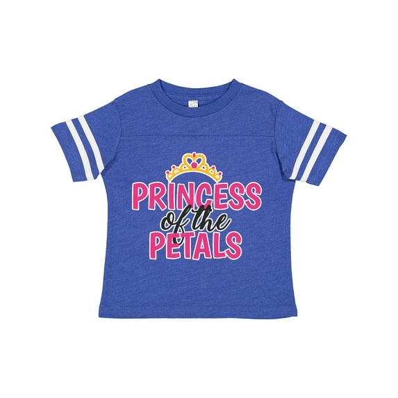 Inktastic Princess of the Petals with Crown Girls Toddler T-Shirt