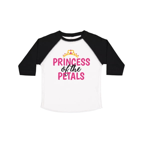 Inktastic Princess of the Petals with Crown Girls Toddler T-Shirt