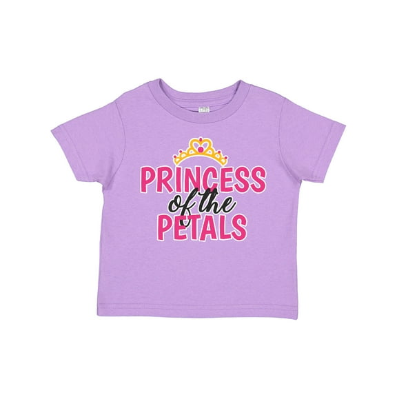 Inktastic Princess of the Petals with Crown Girls Toddler T-Shirt