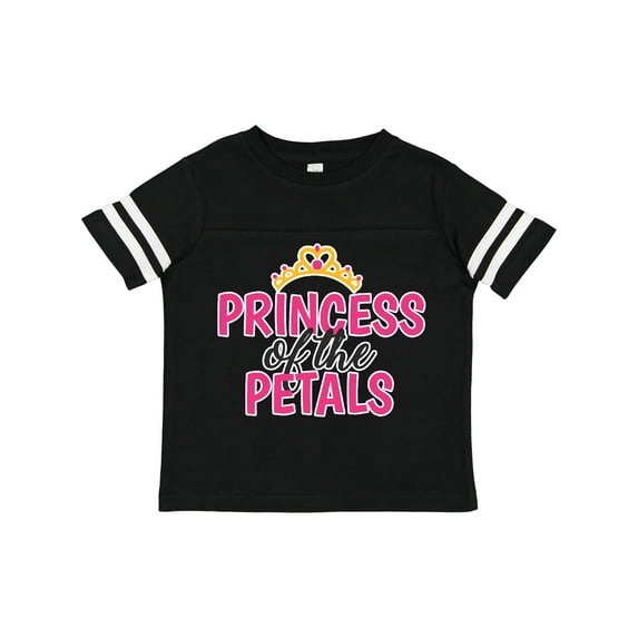 Inktastic Princess of the Petals with Crown Girls Toddler T-Shirt