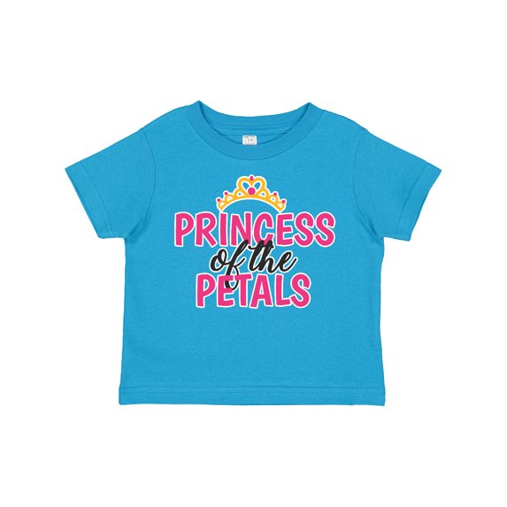 Inktastic Princess of the Petals with Crown Girls Toddler T-Shirt