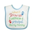 thumbnail image 1 of Inktastic Principal Like Mommy Boys or Girls Baby Bib, 1 of 4