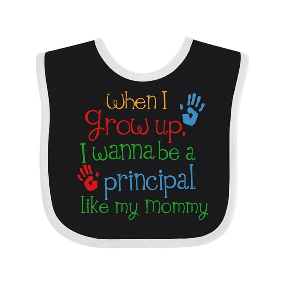 Inktastic Principal Like Mommy Boys or Girls Baby Bib