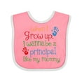 thumbnail image 1 of Inktastic Principal Like Mommy Boys or Girls Baby Bib, 1 of 4