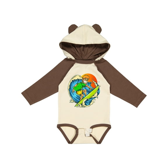 Inktastic Pro Surfer Dude Boys Long Sleeve Baby Bodysuit