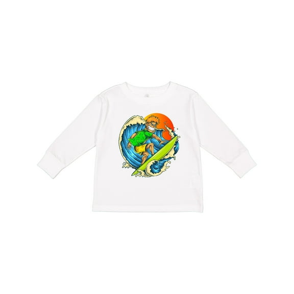Inktastic Pro Surfer Dude Boys Long Sleeve Toddler T-Shirt