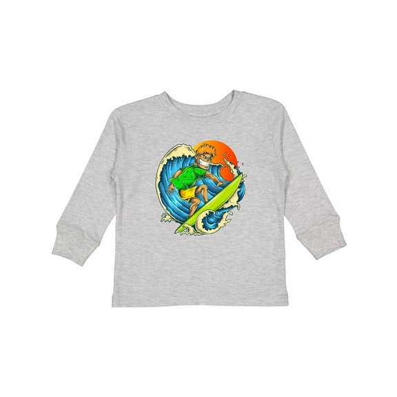 Inktastic Pro Surfer Dude Boys Long Sleeve Toddler T-Shirt