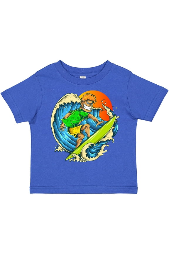 Pro Surfer Dude Boys Toddler T-Shirt