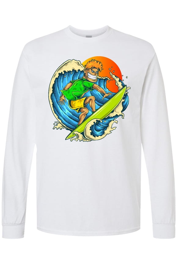 Pro Surfer Dude Long Sleeve T-Shirt