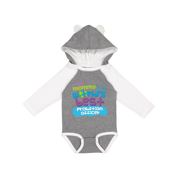 Inktastic Probation Officer Gifts For Kids Boys or Girls Long Sleeve Baby Bodysuit