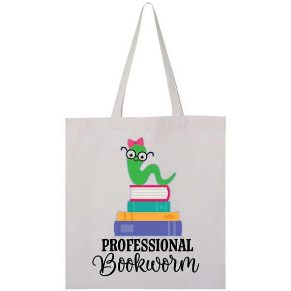 Inktastic Professional Bookworm Tote Bag