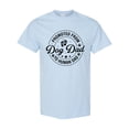 thumbnail image 1 of Inktastic Promoted from Dog Dad to Human Dad T-Shirt, 1 of 5