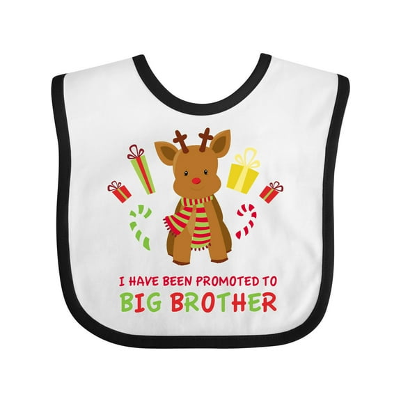 Inktastic Promoted to Big Brother Boys Baby Bib