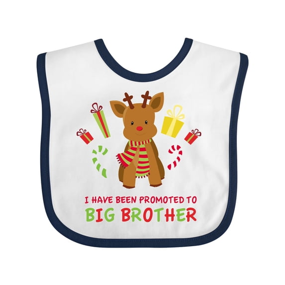 Inktastic Promoted to Big Brother Boys Baby Bib