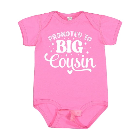 Inktastic Promoted to Big Cousin Boys or Girls Baby Bodysuit