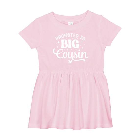 Inktastic Promoted to Big Cousin Girls Baby Dress