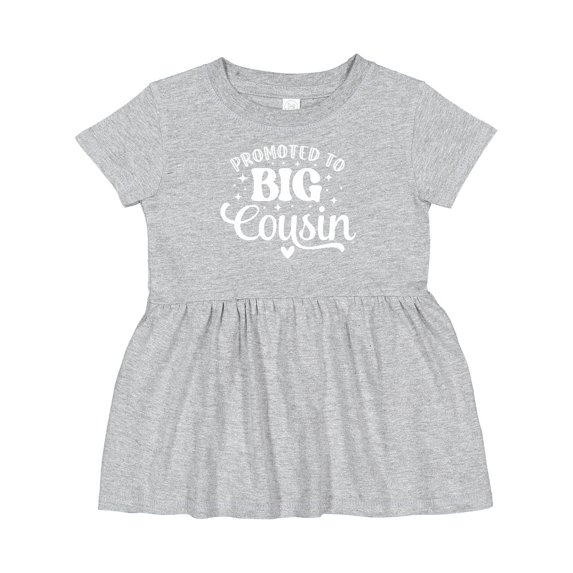 Inktastic Promoted to Big Cousin Girls Baby Dress