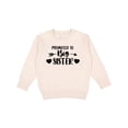 thumbnail image 1 of Inktastic Promoted to Big Sister Arrows and Hearts Toddler Sweatshirt, 1 of 4