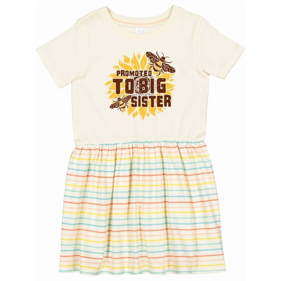 Inktastic Promoted to Big Sister Girls Toddler Dress