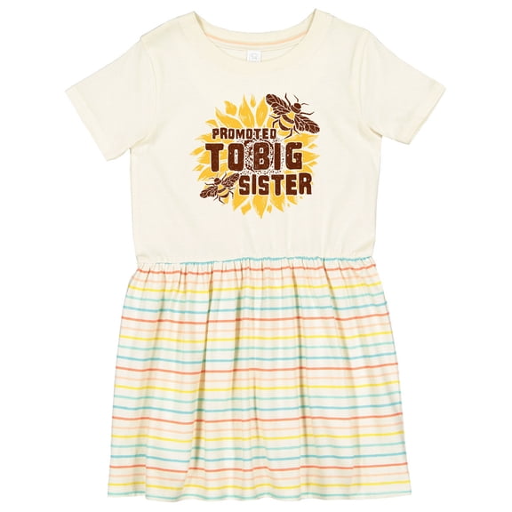 Inktastic Promoted to Big Sister Girls Toddler Dress