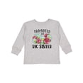 thumbnail image 1 of Inktastic Promoted to Big Sister with Flowers Girls Long Sleeve Toddler T-Shirt, 1 of 5