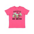 thumbnail image 1 of Inktastic Promoted to Big Sister with Flowers Youth T-Shirt, 1 of 5