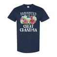 thumbnail image 1 of Inktastic Promoted to Great Grandma with Flowers T-Shirt, 1 of 5