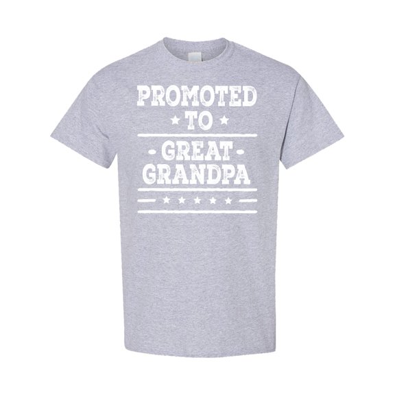 Inktastic Promoted to Great Grandpa T-Shirt