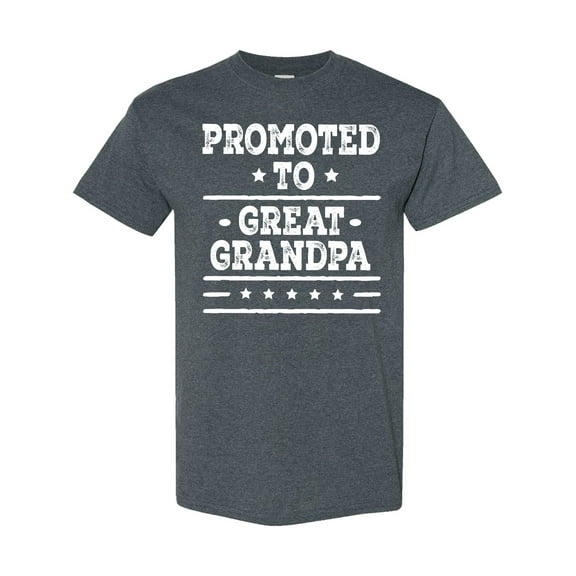 Inktastic Promoted to Great Grandpa T-Shirt
