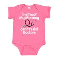 thumbnail image 1 of Inktastic Proof Mommy Cant Resist Doctor Dad Boys or Girls Baby Bodysuit, 1 of 5