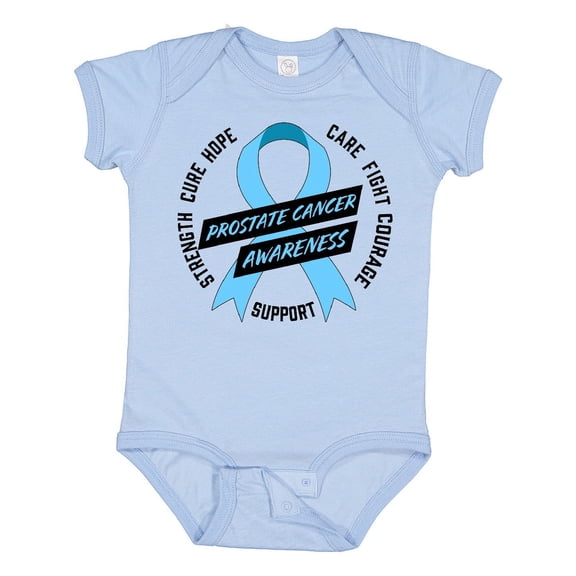 Inktastic Prostate Cancer Awareness Boys or Girls Baby Bodysuit
