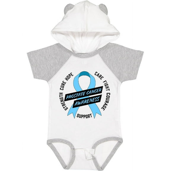 Inktastic Prostate Cancer Awareness Boys or Girls Baby Bodysuit