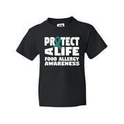 Inktastic Protect a Life Food Allergy Awareness Youth T-Shirt