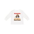 thumbnail image 1 of Inktastic Protected by a Basset Hound Funny Dog Boys or Girls Long Sleeve Toddler T-Shirt, 1 of 5