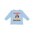 thumbnail image 1 of Inktastic Protected by a Basset Hound Funny Dog Boys or Girls Long Sleeve Toddler T-Shirt, 1 of 5