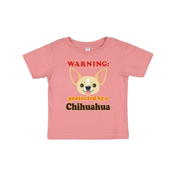 Inktastic Protected by a Chihuahua Boys or Girls Baby T-Shirt