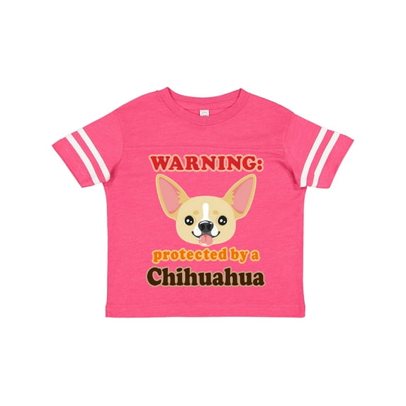 Inktastic Protected by a Chihuahua Boys or Girls Toddler T-Shirt