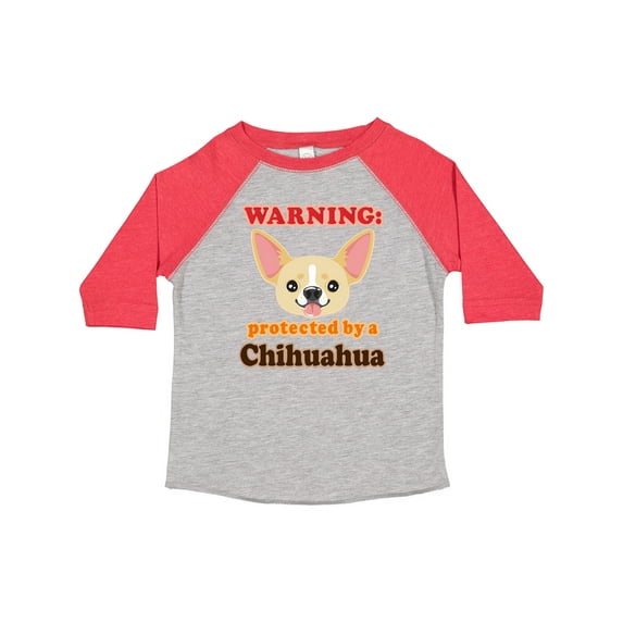 Inktastic Protected by a Chihuahua Boys or Girls Toddler T-Shirt
