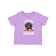 thumbnail image 1 of Inktastic Protected by a Dachshund Dog Boys or Girls Toddler T-Shirt, 1 of 5